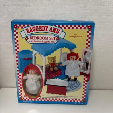 레어 RaggedyAnn Bedroom Kenne 라가디안 미니어처 세트