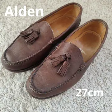 [ 새상품급 ] ALDEN 알든 태슬 로퍼 27cm 브라운 브라운 가죽