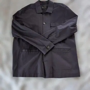 Massimo Dutti 셔츠 자켓 XL 다크 네이비 스트레치