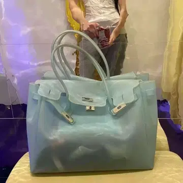 선착순 젤리백 jellybag 버킨 페일 그린