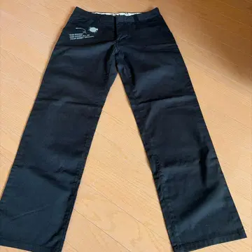 BEAMS BOY 블랙 치노 팬츠 0
