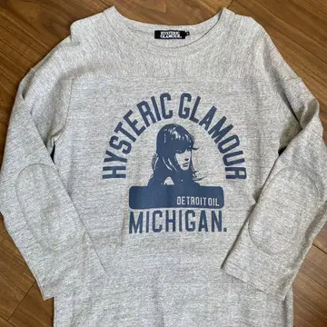 HYSTERIC GLAMOUR 그레이 긴팔 T셔츠 M