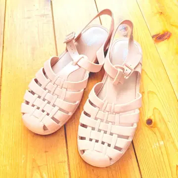 SALE melissa 핑크 베이지 쿠션 샌들