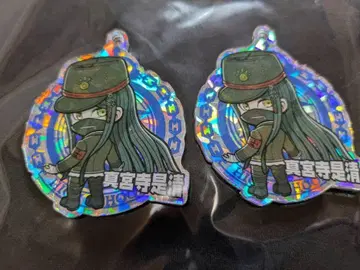 단간론파 V3 HMM 미카에리 홀로그램 키링 2개 마키구지 코레키요