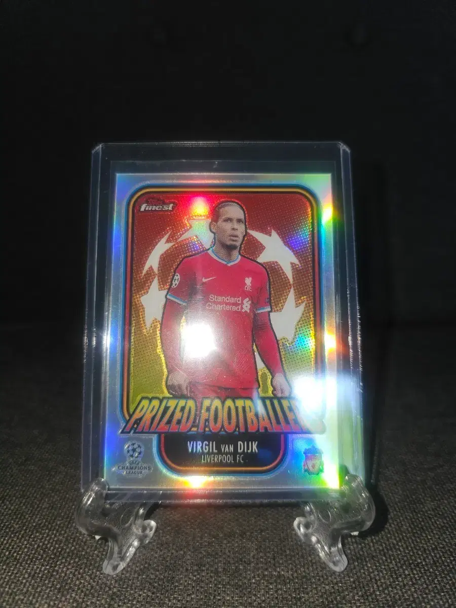Topps Finest 리버풀 반다이크 인서트 축구카드