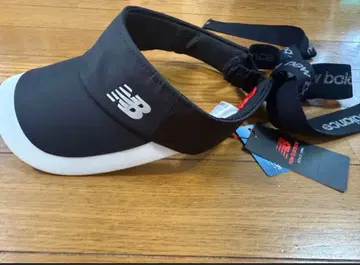 New Balance 뉴발란스 선바이저 블랙 화이트 택 포함
