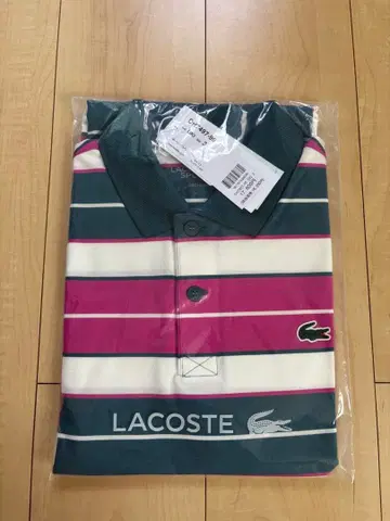 [ 새상품, 미사용 ] LACOSTE 스트라이프 피케 셔츠