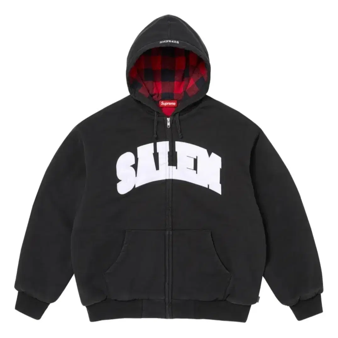 Authentic XL Supreme Goodenough Patchwork Madras Hooded Jacket