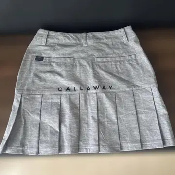 CALLAWAY 그레이 플리츠 스커트 S 사이즈