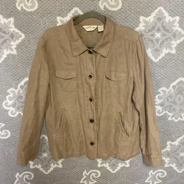 ORVIS 베이지 린넨 자켓