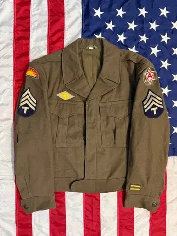 40s WWII U.S. ARMY IKE 울 자켓 USA제