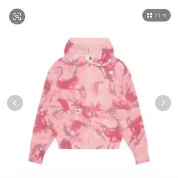 AAPE ZIP UP HOODIE KNIT