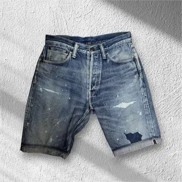 SAMURAI JEANS 데님 숏팬츠! 리페어! 일본제!