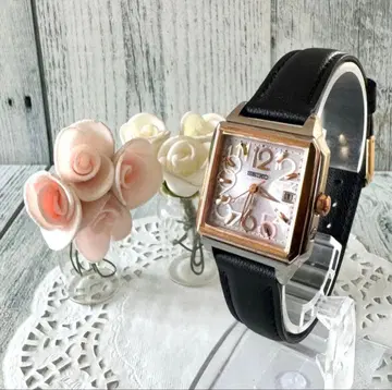 [ 동작 OK ] SEIKO 루키아 1B22-0AL0 전파 솔라 스퀘어
