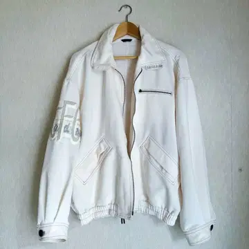 santafe 산타페 소매 빅 로고 자수 스윙탑 블루종 XL 상당