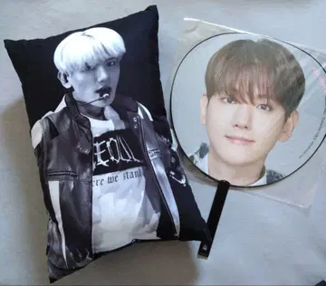 EXO 백현 쿠션&부채