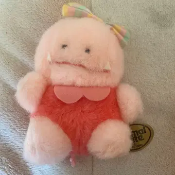 당시물 새상품급 빈티지 카메헨 세키구치 봉제 인형 피카폰 핑크