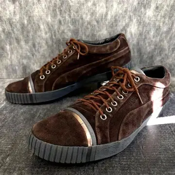 PUMA 알렉산더 맥퀸 가죽 스니커즈 29cm 브라운
