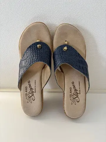 ISLAND SLIPPER 네이비 샌들