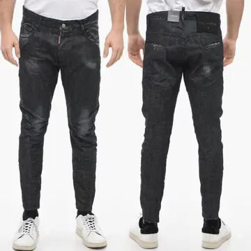 DSQUARED2 블랙 바이커 인기 모델