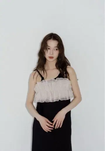 Eaphi 뉘앙스 튤 뷔스티에 nuance tulle bustier