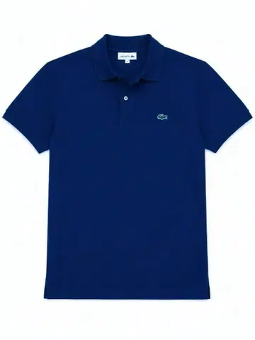 LACOSTE 네이비 피케 셔츠 L