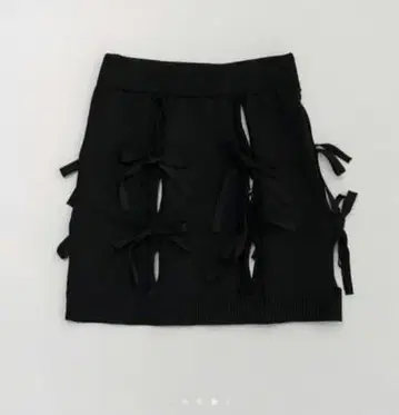 MAISON SPECIAL 리본 레이어드 스커트