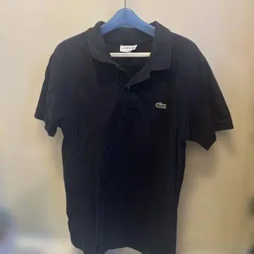 LACOSTE 네이비 피케 셔츠 CLASSIC FIT