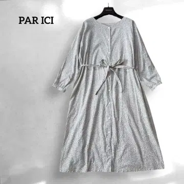 PAR ICI 팰리시 올 패턴 셔츠 원피스 코튼 100% 일본제