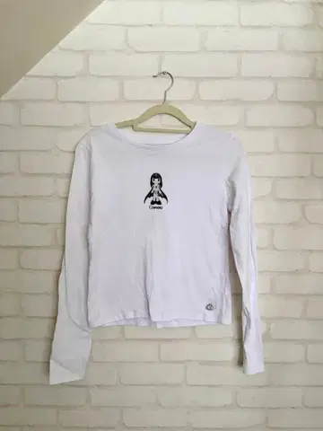 COYSEIO 화이트 T셔츠 롱T