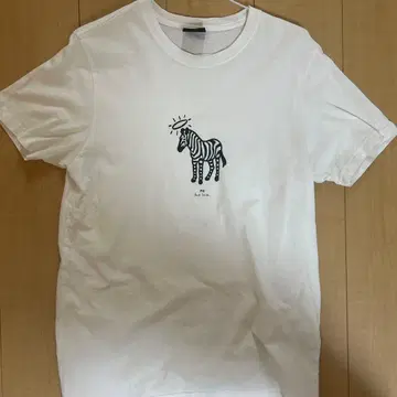 Paul Smith 제브라 프린트 T셔츠 L 화이트