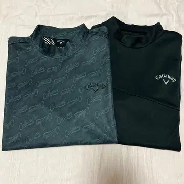 Callaway [반팔] 모크넥 L 사이즈 2장 세트