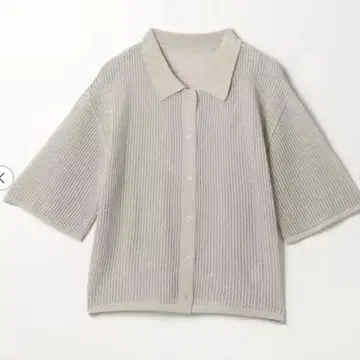 UNITEDARROWS 유나이티드 애로우즈 메쉬 폴로 가디건