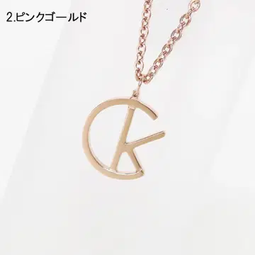 캘빈 클라인 목걸이 핑크 골드