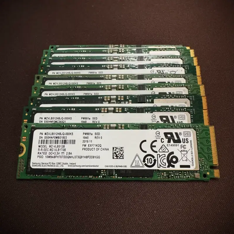 삼성 PM981a 512GB Nvme SSD 판매해요