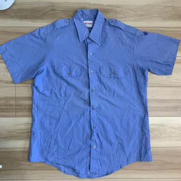 WEAR-GUARD 반팔 셔츠 L 라이트 블루