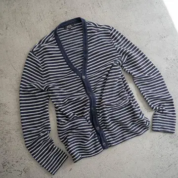 y2k 00s A.P.C pile border cardigan 아카이브