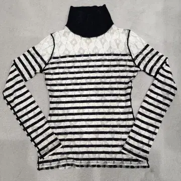 장 폴 고티에 JeanPaulGAULTIER 보더 무늬 긴팔 파워넷