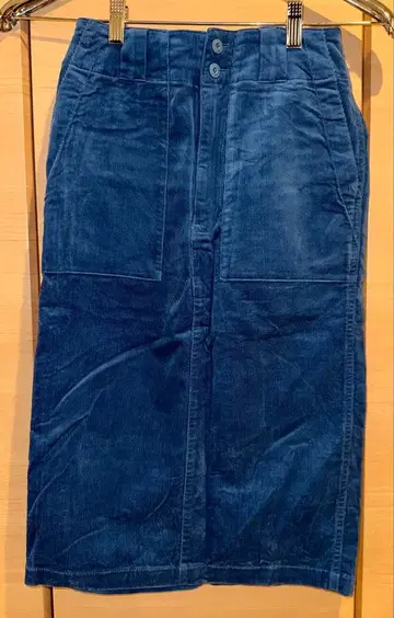 Dickies 코듀로이 타이트 스커트 파랑