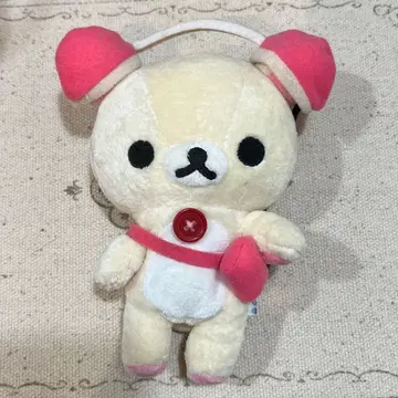 당시물 헤이세이 레트로 코리락쿠마 헤드폰 봉제 인형 산엑스