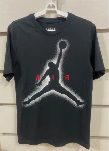 블랙 AIR 점프맨 T셔츠