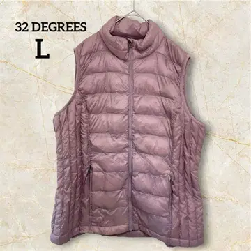 32DEGREES 서티투디그리즈 충전솜 베스트 L 보라색 등산