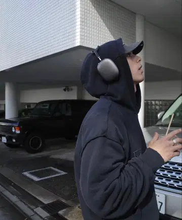 H&M heron preston 콜라보 H2 맨투맨 후드티
