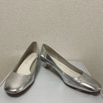 Le Talon 루탈론 펌프스 23.5cm 실버 스틸레토