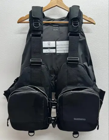 SHIMANO 블랙 낚시용 조끼