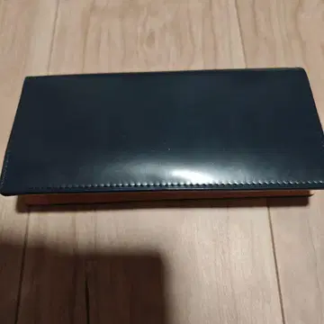 Alps Cordovan 코도반 장지갑 네이비