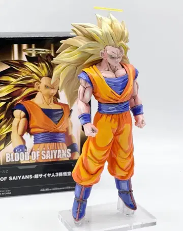 드래곤볼 손오공 2차원 리페인트 BLOOD OF SAIYANS 받침대