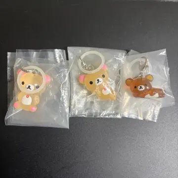 코리락쿠마 메지루시 액세서리 클리어 마스코트 참