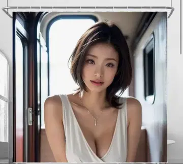 한정판 판매 샤워 커튼 180cmx 180cm 미녀 우에토 아야