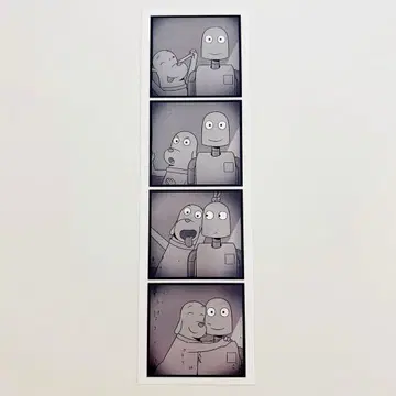 로봇 드림즈 대만 한정판 스티커 사진풍 트레이딩 카드